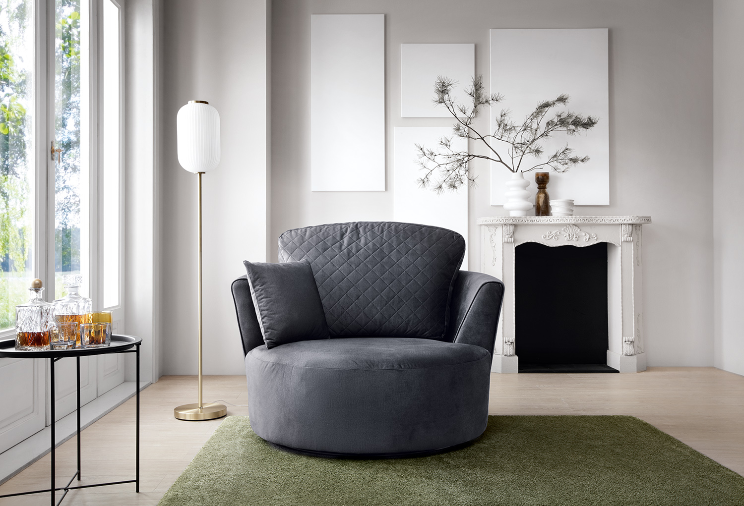 Chicago Swivel Chair Abakus Direct