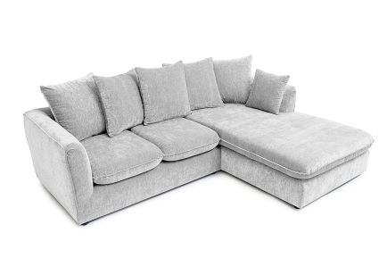 Lucas Water Repellent Velvet Chenille Corner Sofa