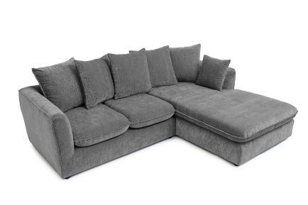 Lucas Water Repellent Velvet Chenille Corner Sofa