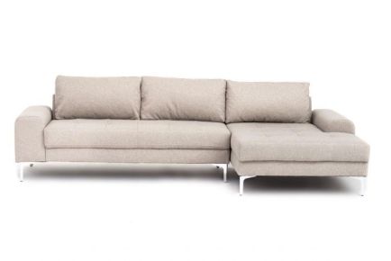 Venice Corner Sofa in Light Grey - Right