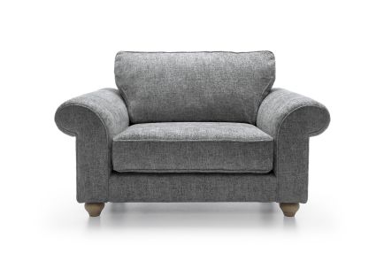 Ingrid Love Seat | Steel Grey