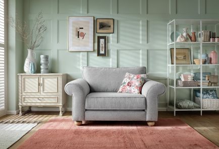 Ingrid Love Seat | Light Grey