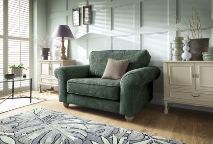 Ingrid Love Seat | Jungle Green