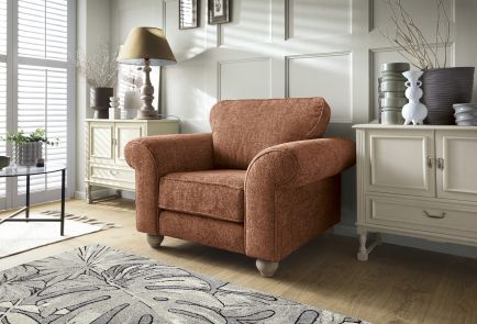 Ingrid Armchair | Burnt Orange