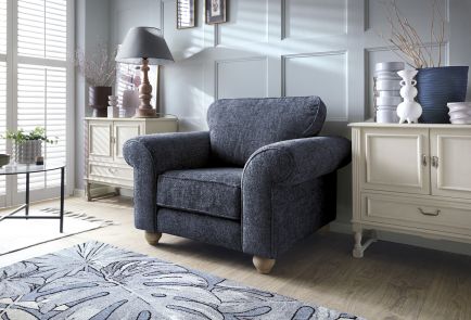 Ingrid Armchair | Dark Blue