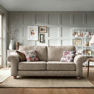 Ingrid 3 Seater Sofa | Taupe