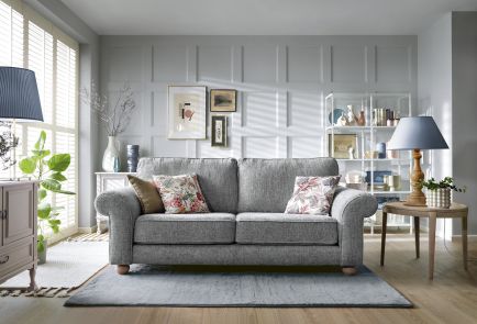 Ingrid 3 Seater Sofa | Steel Grey