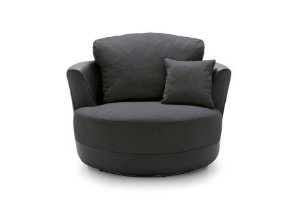 Dylan Chenille Swivel Chair