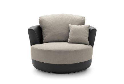 Dylan Chenille Swivel Chair