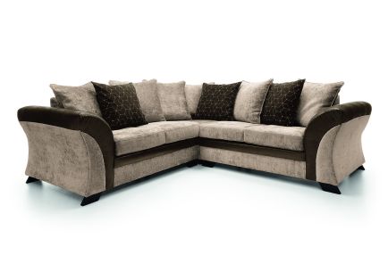 FARROW CRUSHED CHENILLE CORNER SOFA