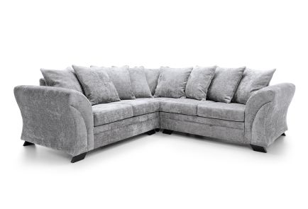 FARROW CRUSHED CHENILLE CORNER SOFA