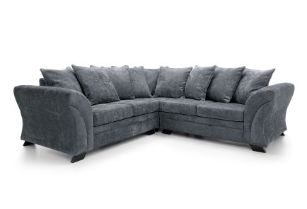 FARROW CRUSHED CHENILLE CORNER SOFA