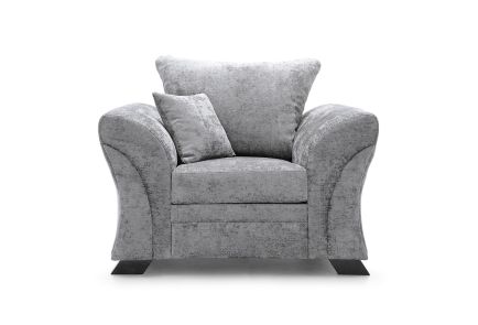 FARROW CRUSHED CHENILLE ARMCHAIR