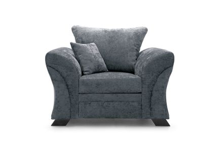 FARROW CRUSHED CHENILLE ARMCHAIR