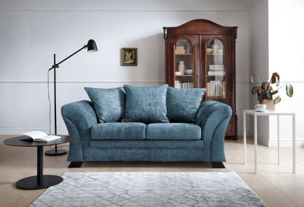 FARROW CRUSHED CHENILLE 2 SEATER SOFA