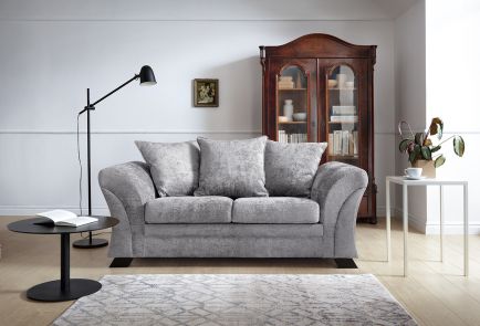 FARROW CRUSHED CHENILLE 2 SEATER SOFA