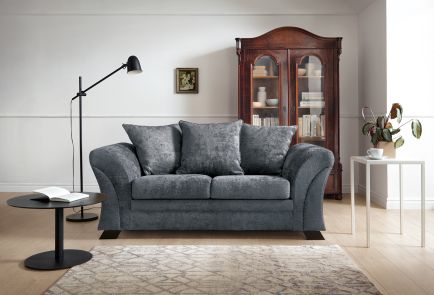 FARROW CRUSHED CHENILLE 2 SEATER SOFA