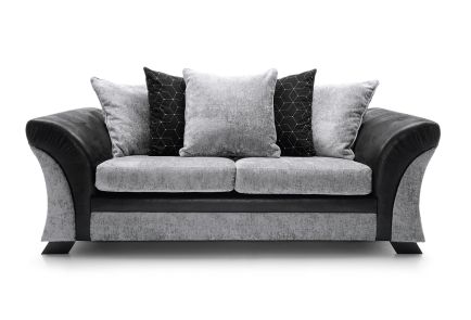 FARROW CRUSHED CHENILLE 3 SEATER SOFA