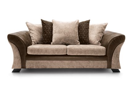 FARROW CRUSHED CHENILLE 3 SEATER SOFA