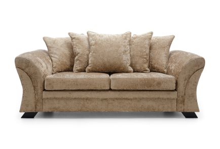 FARROW CRUSHED CHENILLE 3 SEATER SOFA