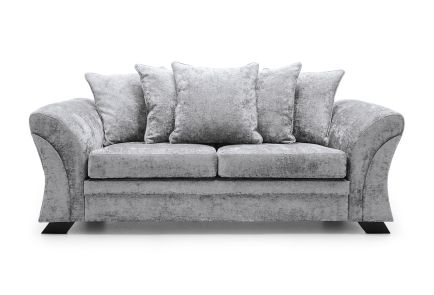 FARROW CRUSHED CHENILLE 3 SEATER SOFA
