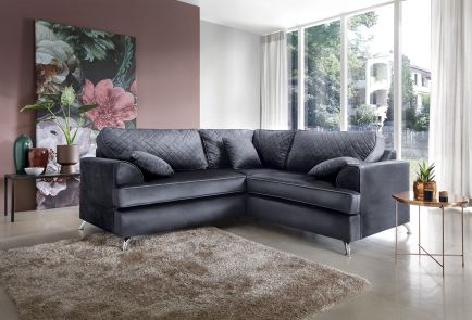 Ferguson Velvet Corner Sofa
