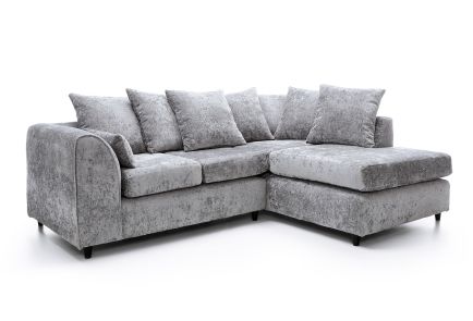 Harriet Crushed Chenille Corner Sofa