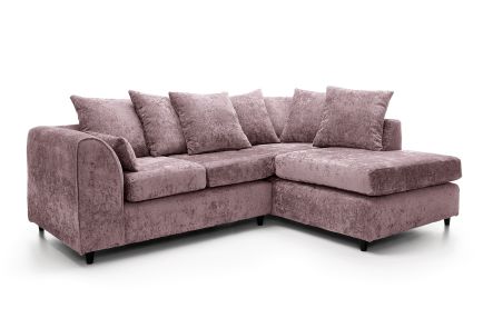 Harriet Crushed Chenille Corner Sofa