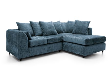 Harriet Crushed Chenille Corner Sofa