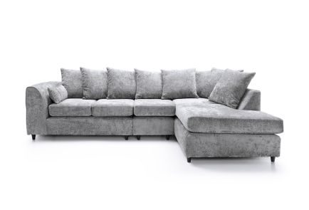 Harriet Large Crushed Chenille Corner Sofa