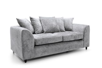 Harriet Crushed Chenille 3 Seater