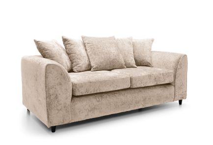 Harriet Crushed Chenille 3 Seater