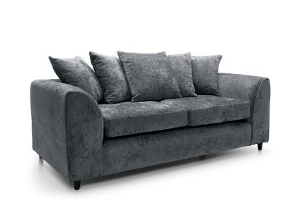 Harriet Crushed Chenille 3 Seater