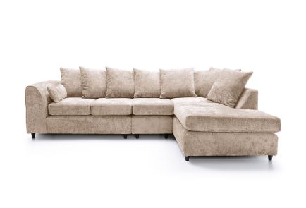 Harriet Large Crushed Chenille Corner Sofa