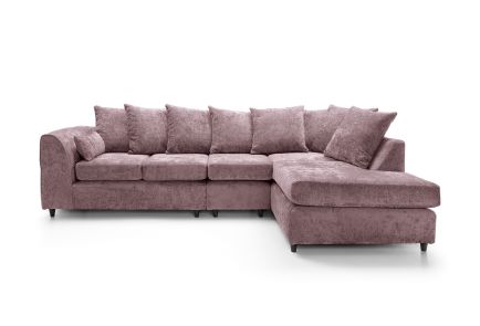 Harriet Large Crushed Chenille Corner Sofa