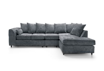Harriet Large Crushed Chenille Corner Sofa