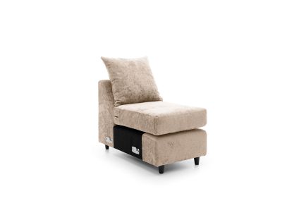 Harriet Crushed Chenille Extension Unit
