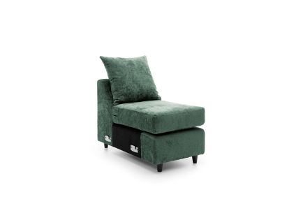 Harriet Crushed Chenille Extension Unit