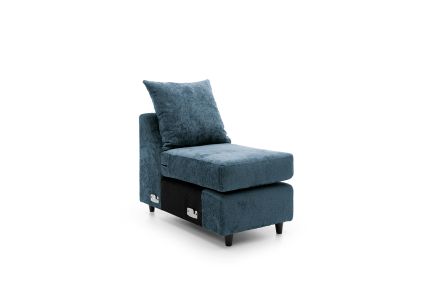 Harriet Crushed Chenille Extension Unit