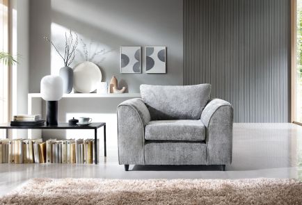 Harriet Crushed Chenille Armchair