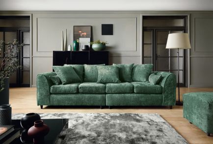 Harriet Crushed Chenille 4 Seater