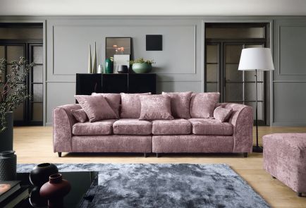 Harriet Crushed Chenille 4 Seater