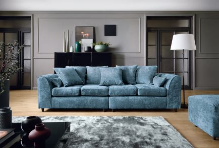 Harriet Crushed Chenille 4 Seater
