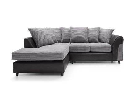 Harvey Cord Fabric Corner Sofa