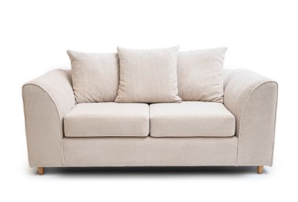 Jumbo Cord 2 Seater Sofa Grid-Textured