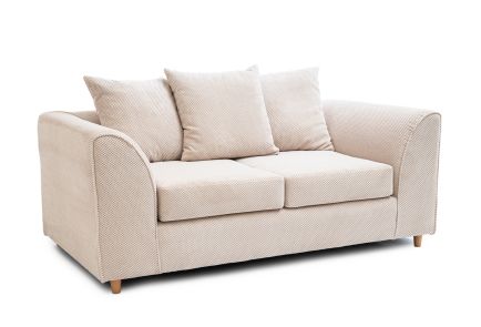 Jumbo Cord 2 Seater Sofa Grid-Textured