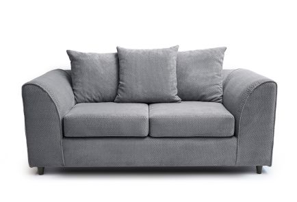 Jumbo Cord 2 Seater Sofa Grid-Textured