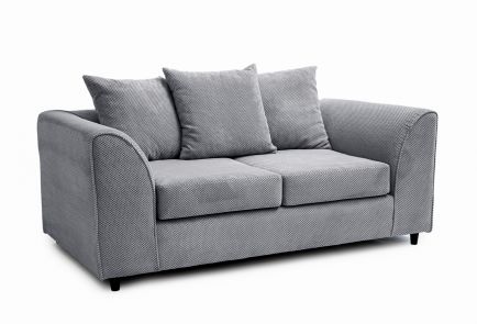 Jumbo Cord 2 Seater Sofa Grid-Textured