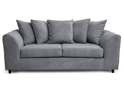 Jumbo Cord 3 Seater Sofa Grid-Textured