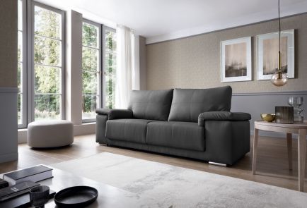 Texas 3 Seater Leather Sofa